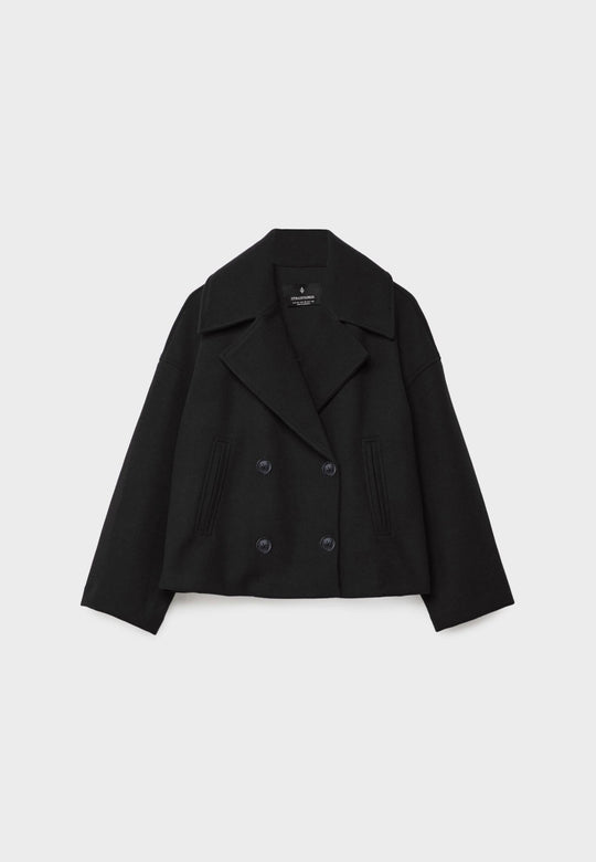 Ava - Women's Short Double-Breasted Coat
