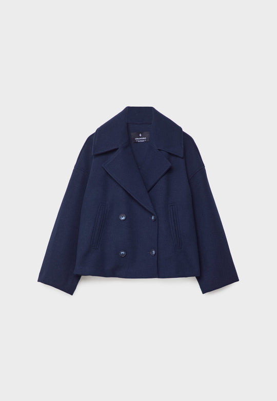 Ava - Women's Short Double-Breasted Coat