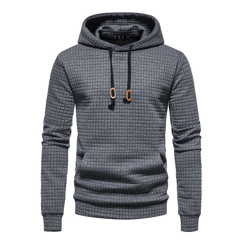 Waffle Textured Hoodie for Men