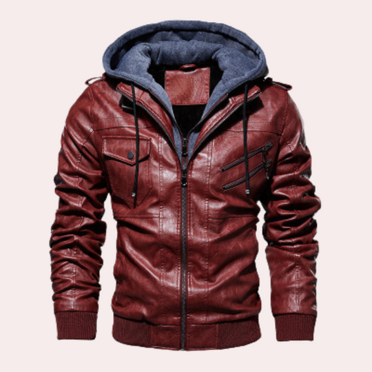 Frederick – Men’s Luxurious Leather Winter Coat
